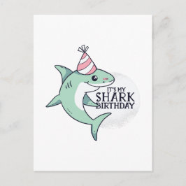 Funny SHARK Geburtstag Cartoon Kinder Teens Erwach Postkarte