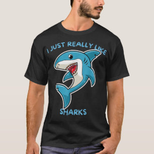 Funny Shark I einfach wie Haie Funny Haie T-Shirt