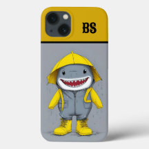 Funny Shark in Rain Boots - Beach Spaß