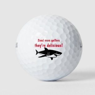 Funny Shark Novelty Golf Balls Golfball