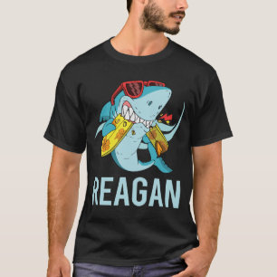 Funny Shark - Reagan Name T-Shirt