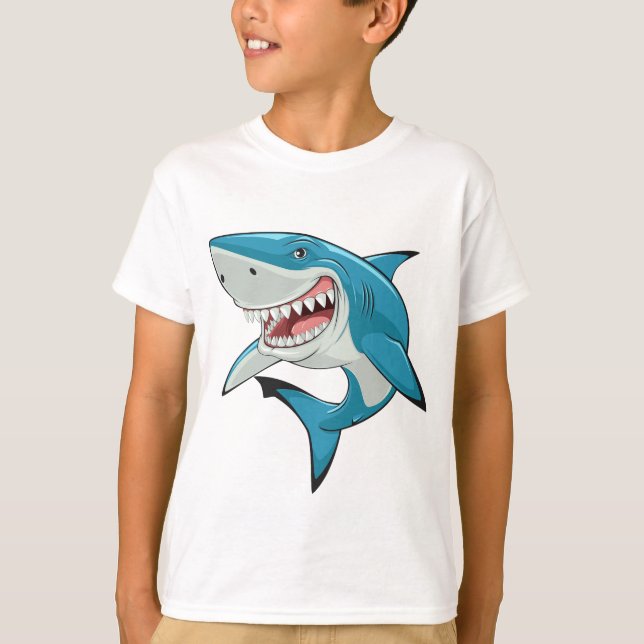 Funny Shark T-Shirt (Vorderseite)