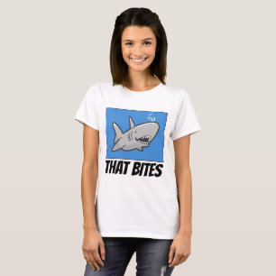 Funny SHARK T - Shirt, DASS BITES T - Shirt