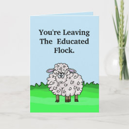 Funny Sheep Abschluss Card Passen Sie es an! Karte