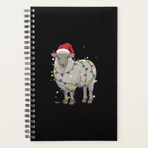 Funny Sheep Christmas Santa Claus Gift Planer