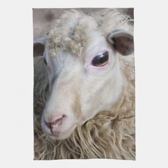 Funny Sheep Handtuch (Vertikal)