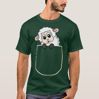Funny Sheep in der Taschengeschenke Lamm Tasche T-Shirt