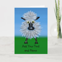 Funny Sheep - kann personilisiert werden