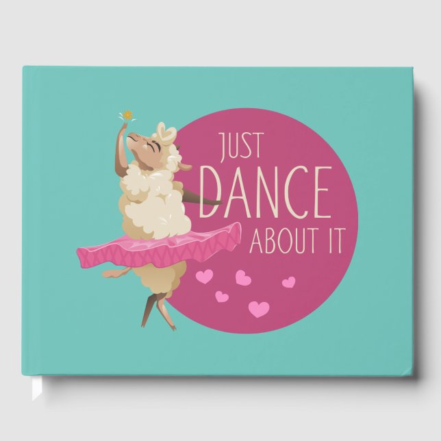 Funny Sheep Message - Dance about It 1 Gästebuch (Vorderseite)