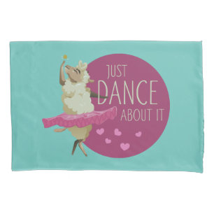 Funny Sheep Message - Dance about It 1 Kissenbezug