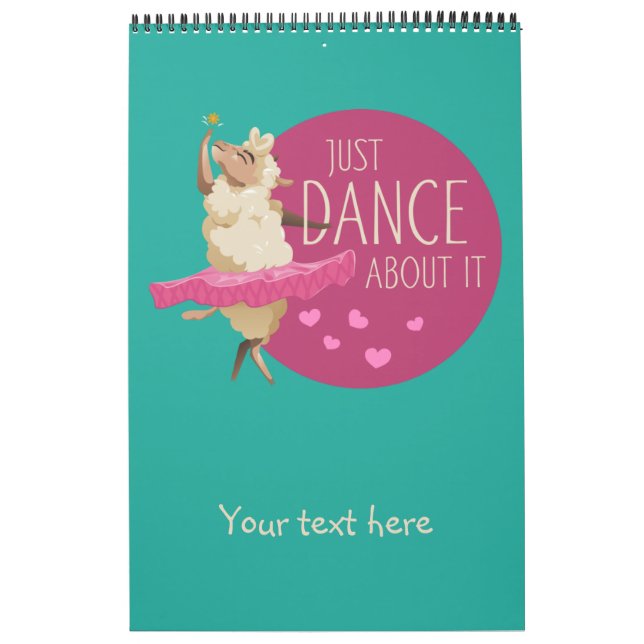 Funny Sheep Message - Just Dance About It 1 Kalender (Titelbild)
