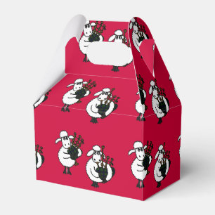 Funny Sheep Playing Bagpipe Geschenkboxen Geschenkschachtel