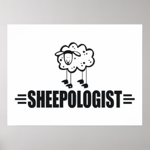 Funny Sheep Poster