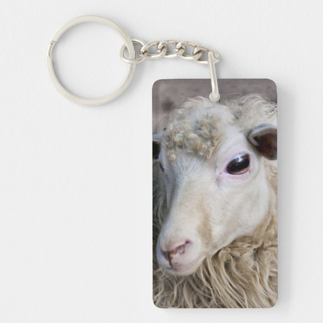 Funny Sheep Schlüsselanhänger (Vorderseite)