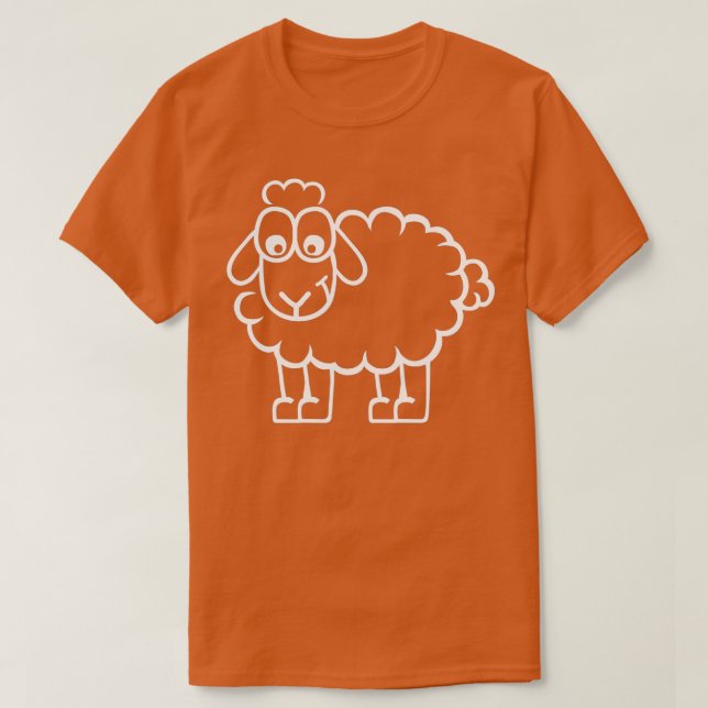 Funny sheep  T-Shirt (Design vorne)