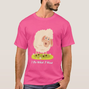 Funny Sheep tue, was ich Niedliches Schaf Gewollt T-Shirt