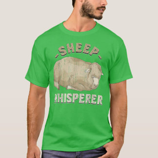 Funny Sheep Whisperer Bauer Farm Tiere Lover Cut T-Shirt