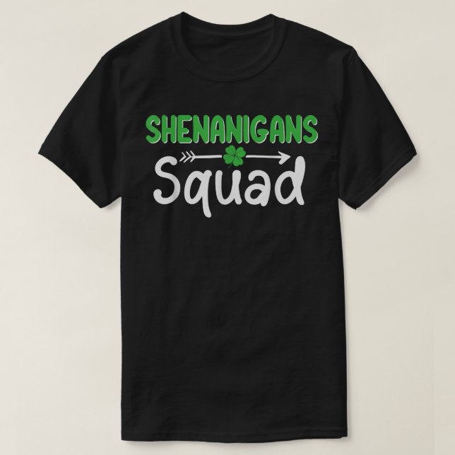 Funny Shenanigans Squad St Patrick's Day Matching  T-Shirt (Design vorne)