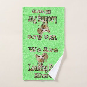 Funny Sheve auf der Suche nach Ewe, Handtuch