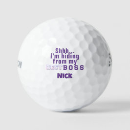 Funny Shhh, dass ich mich von meinem besten Boss v Golfball