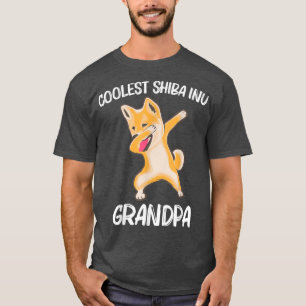 Funny Shiba Inu für Großpa Dabbing Japanisch Akita T-Shirt