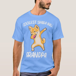 Funny Shiba Inu für Großpa Dabbing Japanisch Akita T-Shirt