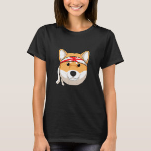 Funny Shiba Inu Uni Dog Red Traditionelles Bandana T-Shirt