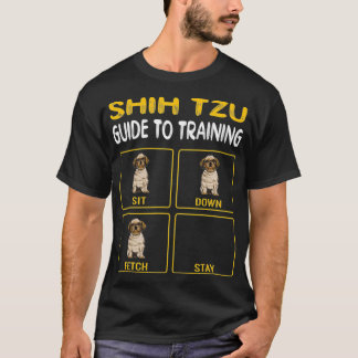 Funny Shih Tzu Guide zum Training Hundetrainer T-Shirt