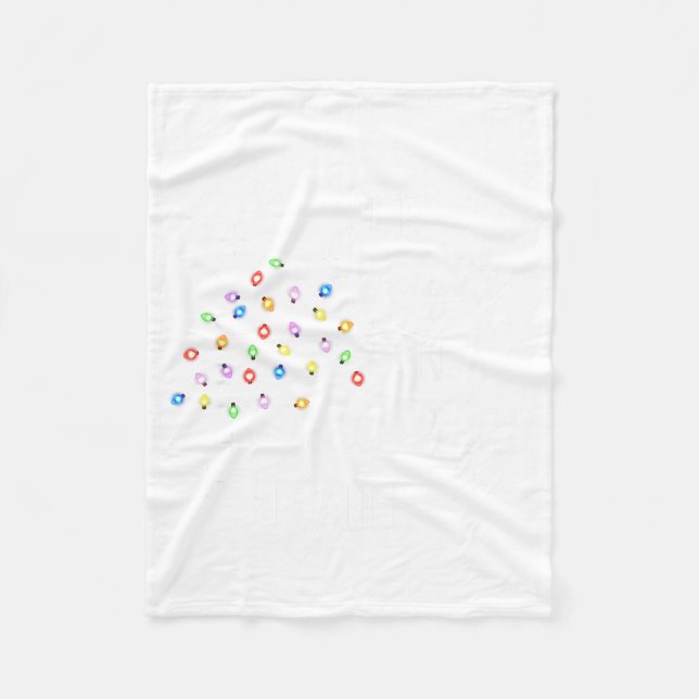 Funny Shine Bright Like A Call Light Christmas Pca Fleecedecke (Vorderseite)