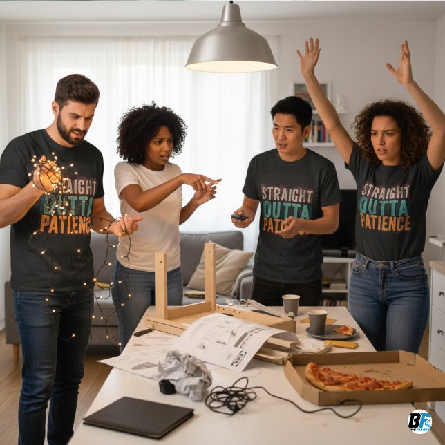 Funny Shirts, Straight Outta Patientin T-Shirt (Von Creator hochgeladen)