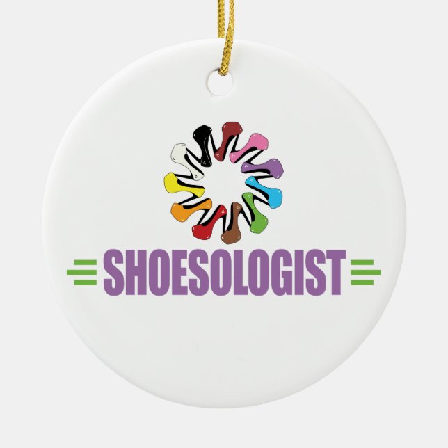 Funny Shoe Lover Keramikornament (Vorne)
