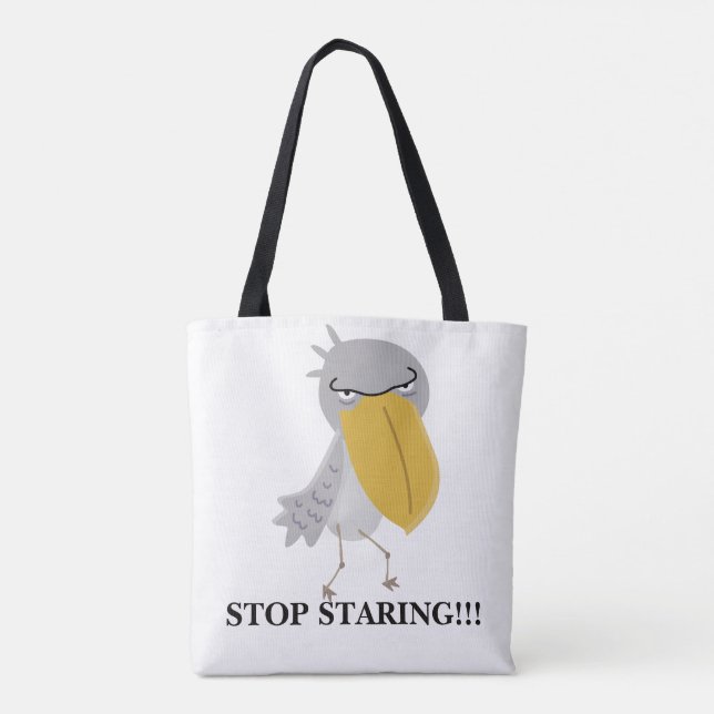 Funny Shoebill Stopp Staring (Rückseite)