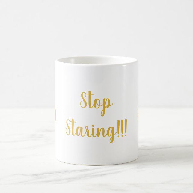 Funny Shoebill Stopp Staring Coffee Tasse (Mittel)