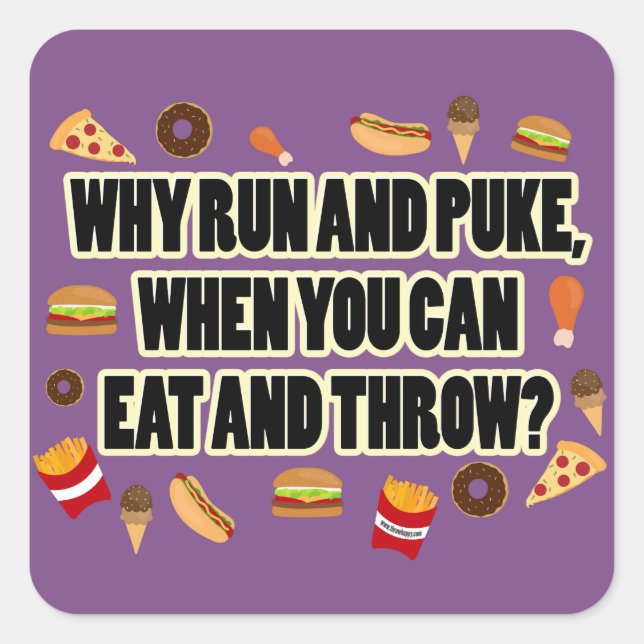 Funny Shooting Put, Discus Thrower Stickers Gesche (Vorderseite)