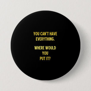 Funny Shopping Hoarding Joke Button