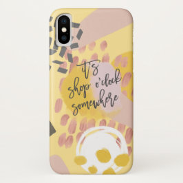 Funny Shopping Zitat Modernes, farbenfrohes Muster Case-Mate iPhone Hülle