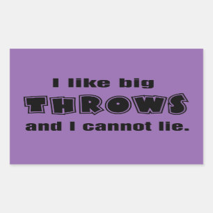 Funny Shot Put Discus Hammer Javelin Throw Sticker