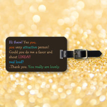 Funny Shout Mein Name Spaß Custom Travel Luggage