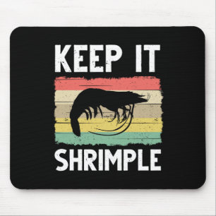 Funny Shrimp Geschenk für Männer Frauen Cooles Ang Mousepad