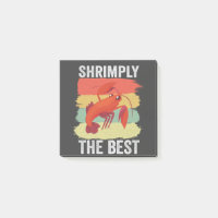 Funny Shrimp Shellfish Behielt es Shrimple Fishing