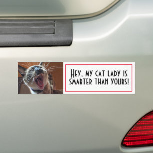 Funny Siamese Kitten Custom Foto Template Autoaufkleber