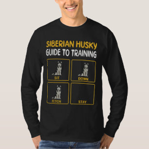 Funny Siberian Husky Führer zum Training Dog Obedi T-Shirt