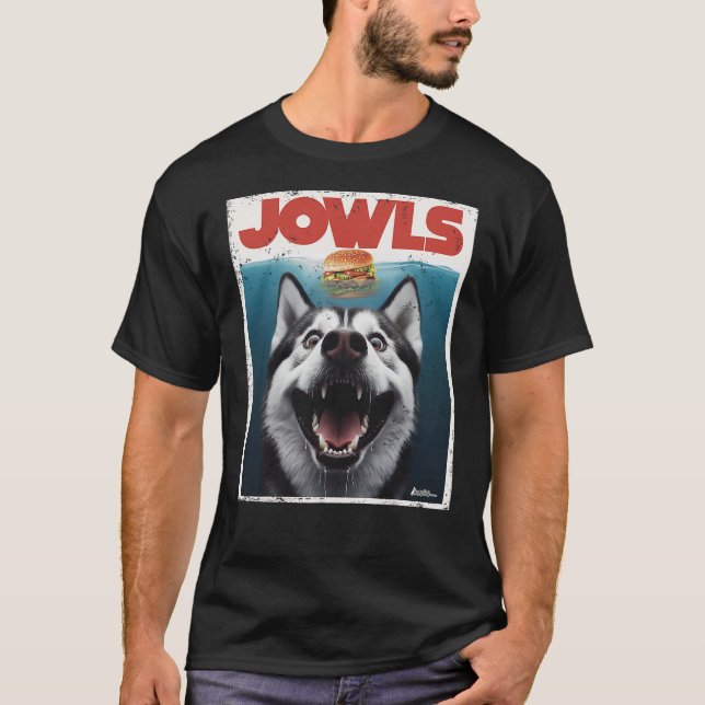 Funny Siberian Husky Jowls, Sled Dog Mom Top Alask (Vorderseite)