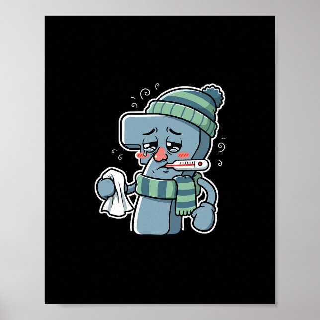 Funny Sick Seven Costume 7  Poster (Vorne)