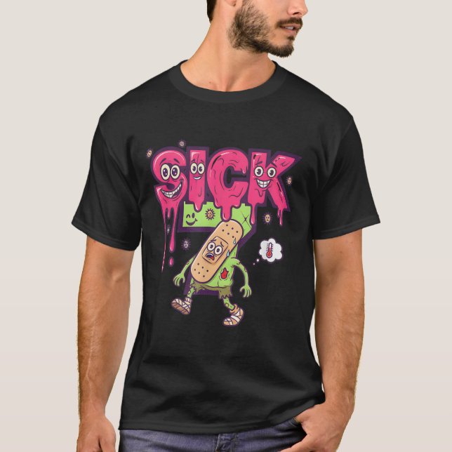 Funny Sick Seven Meme Tee Six Seven Fun Wordplay D (Vorderseite)
