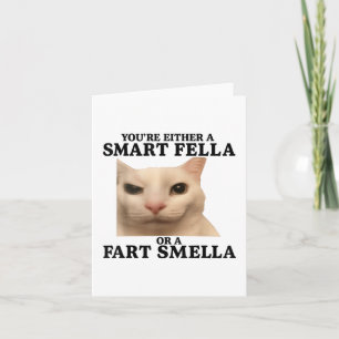 Funny Sie entweder eine Smart Fella oder eine Furz Karte