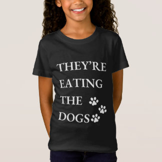 Funny, sie essen die Hunde in Springfield T-Shirt