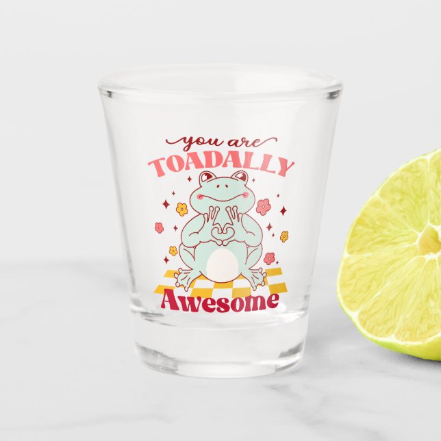Funny Sie sind Phantastisch Puff Schnapsglas (Vorderseite)