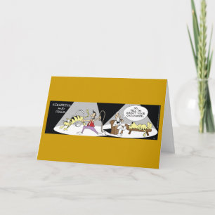 Funny Siegfried and Freud Card Karte