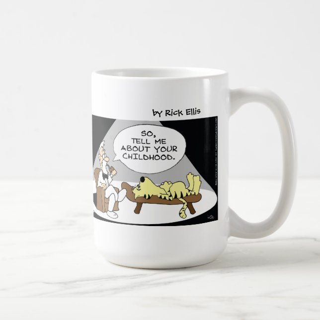 Funny Siegfried und Freud Tasse (Rechts)